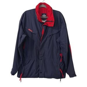 VTG Columbia Sportswear Ultrex Jacket Mens M‎ Blue Red Waterproof Outdoor Ski